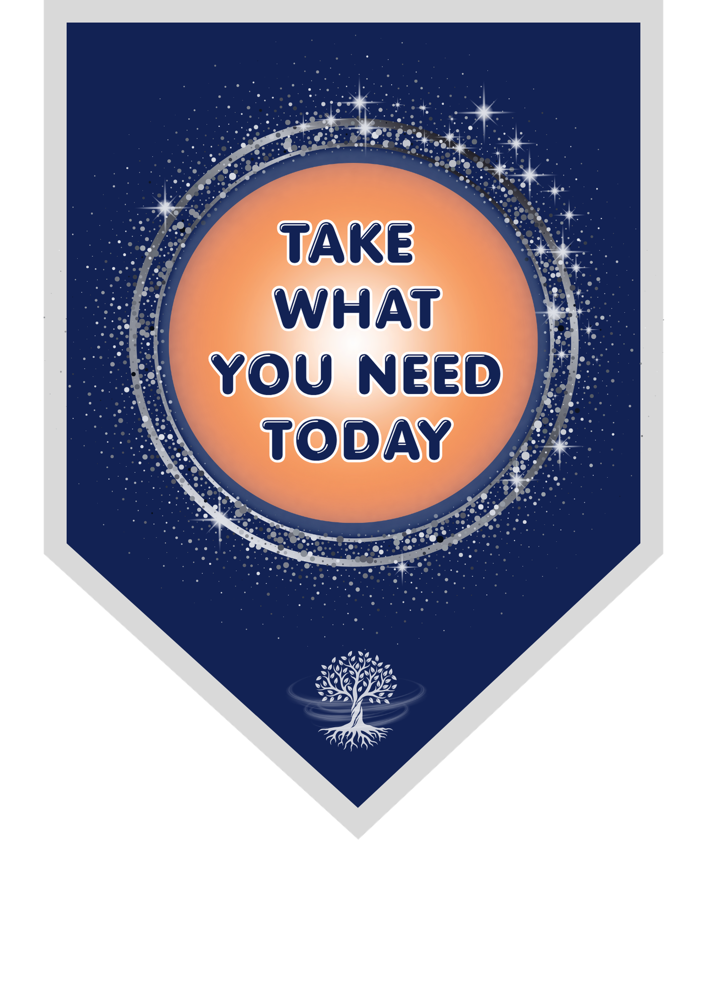 Take What You Need Empowerment Flag Set - Positive Affirmation Decor for Kids