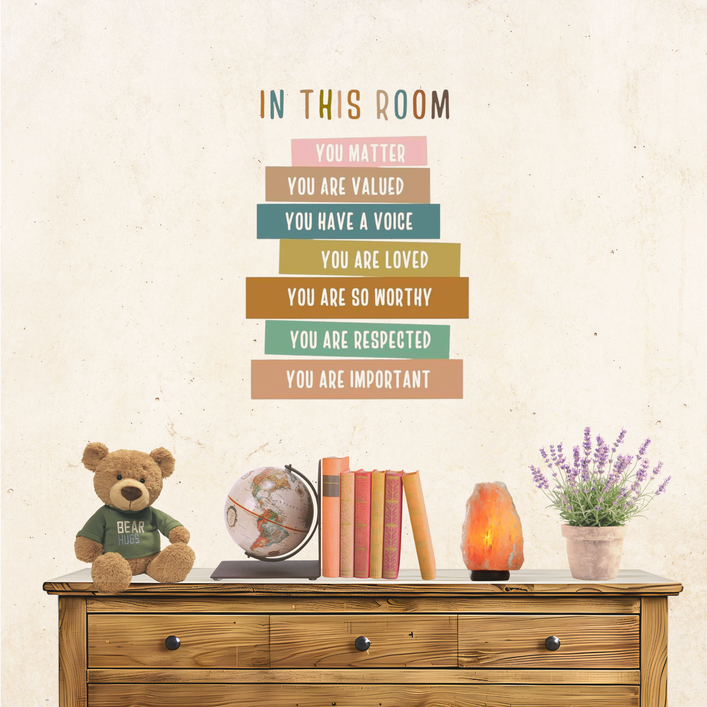 In This Room Affirmation Wall Decals - Removable Decal Stickers