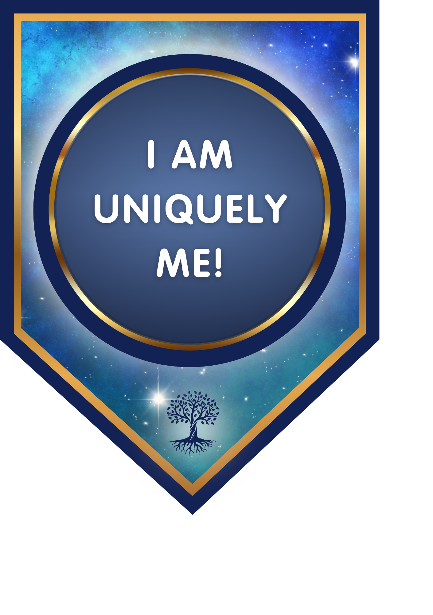 Rising Stars Empowerment Flag Set - Positive Affirmation Decor for Kids