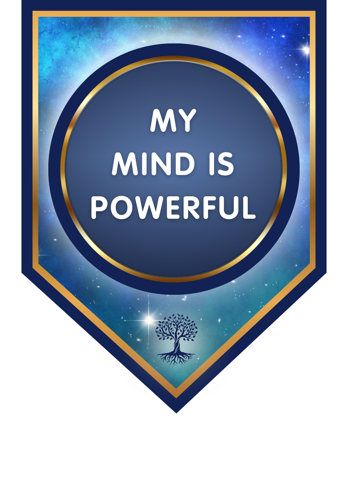 Rising Stars Empowerment Flag Set - Positive Affirmation Decor for Kids